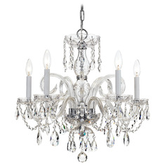 Crystorama Lighting Traditional Crystal Polished Chrome Crystal Chandelier