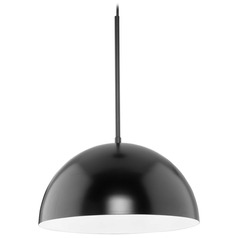 Progress Lighting Markor 1-Light Matte Black Mini Pendant