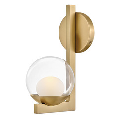 Hinkley Sunni Lacquered Brass LED Sconce