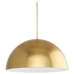 Progress Lighting Markor 1-Light Silver Ridge Pendant