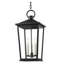 Troy Lighting Soren Textured Black Outdoor Hanging Light