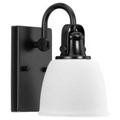 Progress Lighting Preston 1-Light Matte Black Vanity Light