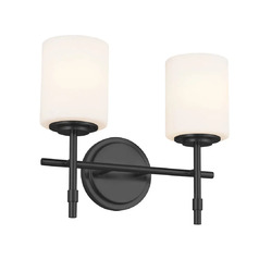 Ali 2-Light Bath Light in Black by Kichler Lighting
