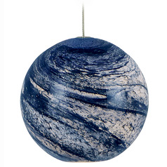 Currey and Company Palatino Silver Mini-Pendant Light with Globe Shade