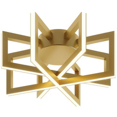 Afx Lighting Cass Gold LED Flushmount Light