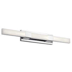 Elan Lighting Neltev Chrome LED Vertical Bathroom Light
