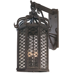 Troy Lighting Los Olivos Textured Iron Outdoor Wall Light