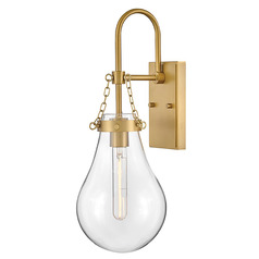 Hinkley Eloise Lacquered Brass LED Sconce