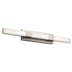 Elan Lighting Neltev Satin Nickel LED Vertical Bathroom Light