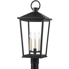 Troy Lighting Soren Textured Black Post Light
