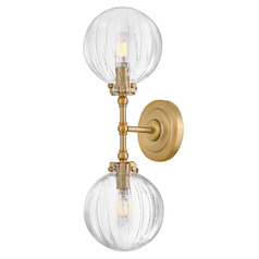 Hinkley Helene Lacquered Brass LED Sconce