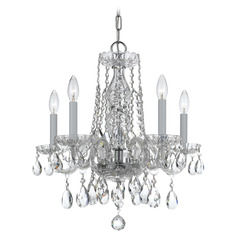 Crystorama Lighting Traditional Crystal Polished Chrome Crystal Chandelier