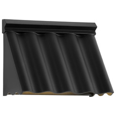 Progress Lighting Point Dume-Wakecrest-Led Matte Black LED Outdoor Wall Light