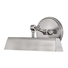 Hinkley Arti Polished Antique Nickel LED Plug and Cord Wall Lamp