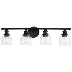 Progress Lighting Ambrose Matte Black Bathroom Light