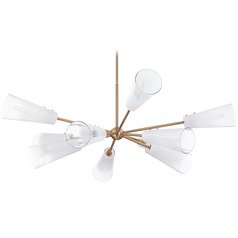 Troy Lighting Camarillo Patina Brass LED Chandelier