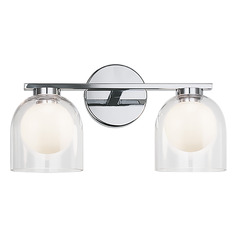 Matteo Lighting Derbishone Chrome LED Bathroom Light