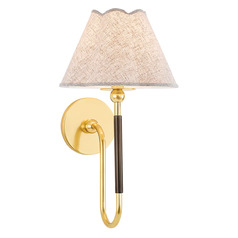 Mitzi Tara Aged Brass Terracotta Brown Wall Sconce