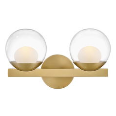 Hinkley Sunni Lacquered Brass LED Bathroom Light