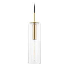 Mitzi Carrie Aged Brass Single Light Wall Sconce
