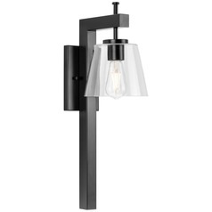 Progress Lighting Saffert Matte Black Sconce