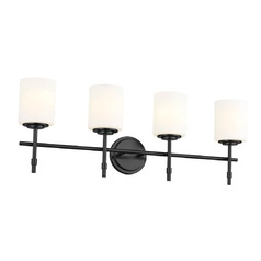 Ali 4-Light Vanity Light in Black by Kichler Lighting