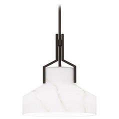 Quoizel Lighting Quoizel Pendant Old Bronze Pendant Light with Bowl / Dome Shade