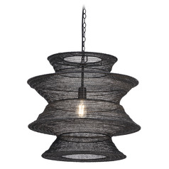 Maxim Lighting Krabi Black Pendant Light