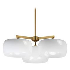 Maxim Lighting Glazed Natural Aged Brass Chandelier