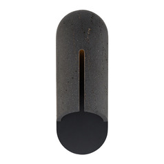 Modern Forms Clog Bassalt Stone & Black LED Outdoor Wall Light