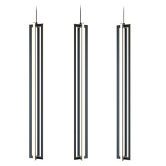 Afx Lighting Cass Black LED Multi-Light Pendant