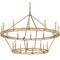 Troy Lighting Troy Lighting Sutton Champagne Leaf Chandelier F6249-CPL