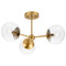 Progress Lighting Progress Lighting Atwell 2-Light Coastal Blue Semi-Flush Mount P350235-109