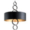 Troy Lighting Troy Lighting Rivington Charred Copper Pendant Light with Drum Shade F7236-CH