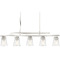 Savoy House Savoy House Lighting Satin Nickel Island Light with Conical Shade 1-1023-5-SN