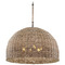 Troy Lighting Troy Lighting Huxley Textured Bronze LED Pendant Light with Bowl / Dome Shade F6906-TBZ