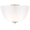 Visual Comfort Signature Collection Brisa Antique Brass Flush Mount Light ARN4232HAB-WSG