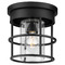 Progress Lighting Progress Lighting Atwell 1-Light Matte Black Semi-Flush Mount P350236-31M