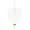 Visual Comfort Signature Collection Linnea Antique Brass Clear Glass Chandelier ARN5230HAB-WSG