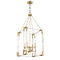 Metropolitan Lighting Prima Vista 8-Light Pendant in Brass by Metropolitan N7357-790