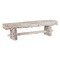 Currey and Company Lighting Currey and Company Holland Whitewash Benche 3000-0306