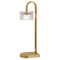 ET2 Lighting Et2 Elysian Natural Aged Brass LED Table Lamp with Drum Shade E11087-124NAB