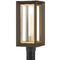 Troy Lighting Troy Lighting Lowry Textured Bronze & Patina Brass Post Light P4055-TBZ/PBR