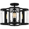 Quoizel Lighting Quoizel Lighting Quoizel Semi-Flush Mount Matte Black Semi-Flushmount Light QSF6193MBK