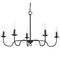 Progress Lighting Progress Lighting Canebrake 5-Light Matte Black Chandelier P400291-31M