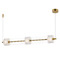 ET2 Lighting Et2 Elysian Natural Aged Brass LED Island Light with Drum Shade E11083-124NAB
