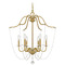 Quoizel Lighting Quoizel Lighting Sunday Aged Brass Chandelier SDY5028AB