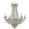 Crystorama Lighting Crystorama Lighting Majestic Historic Brass Crystal Chandelier 1488-HB-CL-S