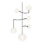 Visual Comfort Signature Collection Linnea Modern Iron Etched Glass Entry Light ARN5385MI-EG