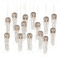 Currey and Company Lighting Currey and Company Medusa Nickel & Silver Multi-Light Pendant with Bowl / Dome Shade 9000-1030